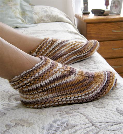 Easy Slipper Knitting Patterns