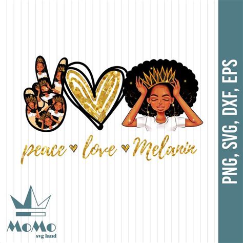 You'll find a link to download your purchase in the receipt email that was sent to you after purchase (in automatic mode). Peace Love Melanin, African, American Women, Black Woman ...