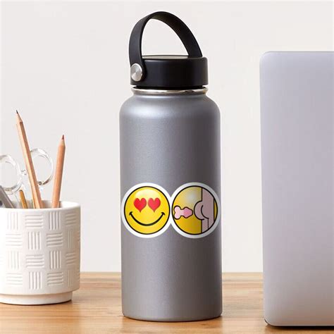 i love anal emoji sticker for sale by partybitz redbubble