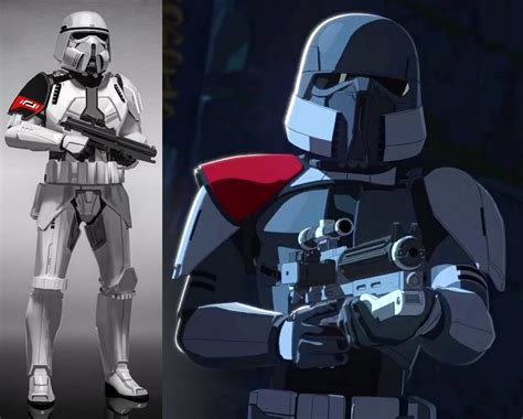 Resistance Dipped Into Early First Order Trooper Concepts For
