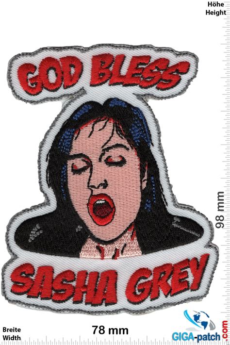 Sex God Bless Sasha Grey Patch Back Patches Patch Keychains
