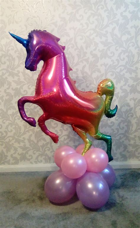 54 Glitter Unicorn Supershape Sp Balloon Bouquet