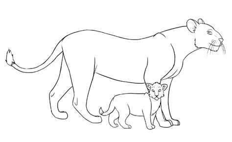 Please pause the how to draw a lion video after each step to draw at your own pace. Lioness and Cub art! :|: Lioden