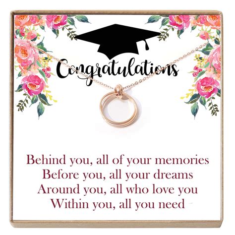 Our graduation gifts can be personalized to include the graduate's name, graduation year or even their school. Graduation Gifts For Daughter Necklace - Best gift for her ...
