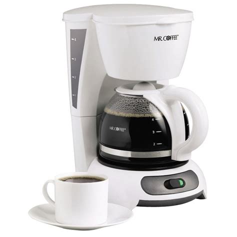 Shop Mr Coffee White 4 Cup Coffee Maker At