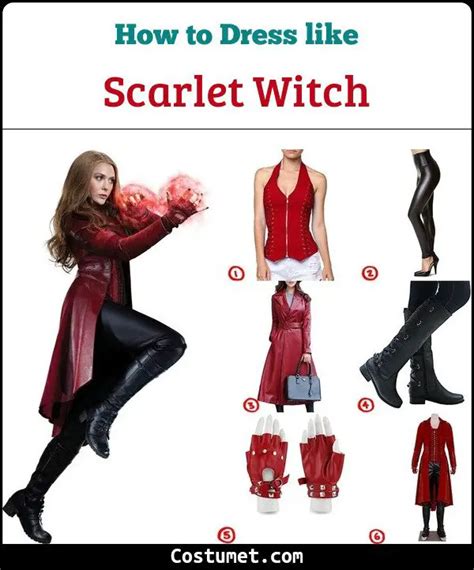 diy scarlet witch costume