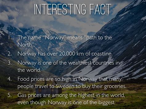Fun Facts About Norway Fun Facts About Norway Fun Facts Facts Images