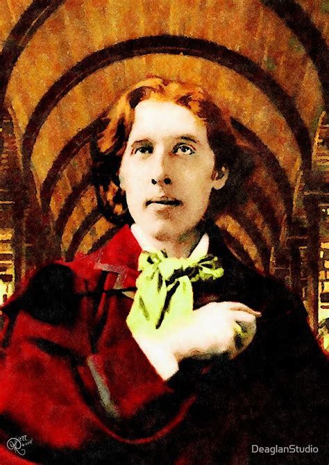 Oscar Wilde 1854 1900 By Deaglanstudio Redbubble