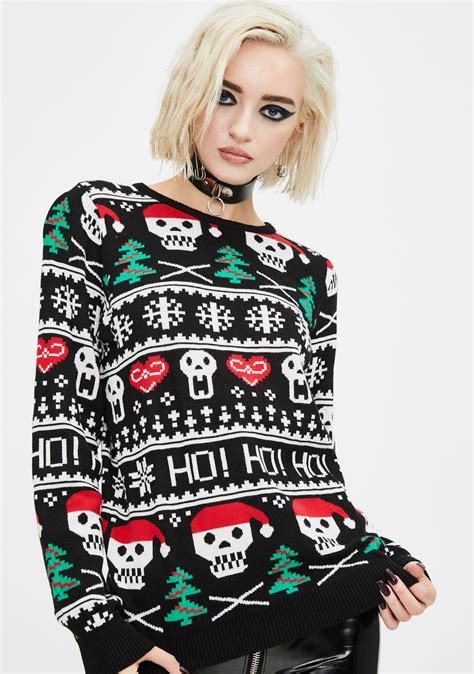 Holiday Too Fast Ho Ho Ho Christmas Sweater Multi Dolls Kill