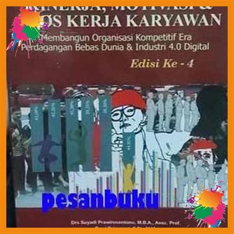 Jual Buku Manajemen Sumberdaya Manusia Kinerja Motivasi And Etos Kerja