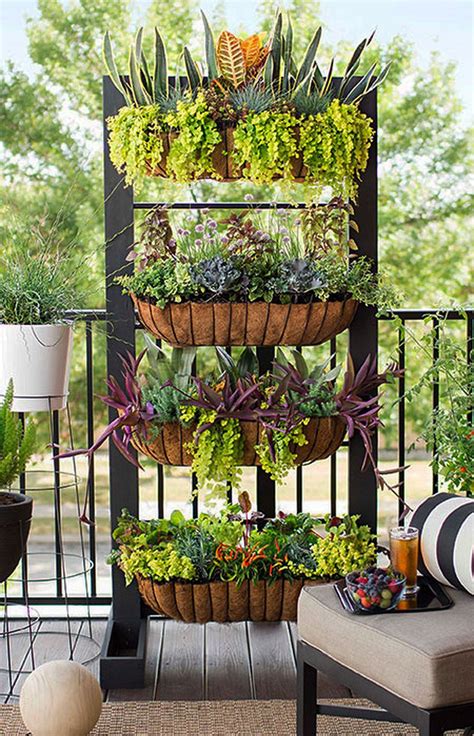 Different Balcony Herb Garden Ideas That Look Beautiful Vertical Garden Diy Small Balcony