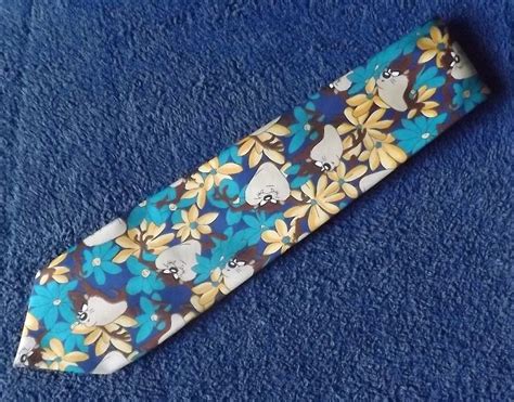 100% secure payment with paypal or credit card TAZ TASMANIAN DEVIL JUNGLE TIE OFFICIAL LOONEY TUNES WARNER BROS PRODUCT