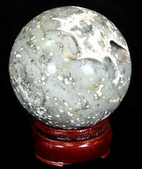 251 Unique Ocean Jasper Sphere Crystal Cavities For Sale 32160