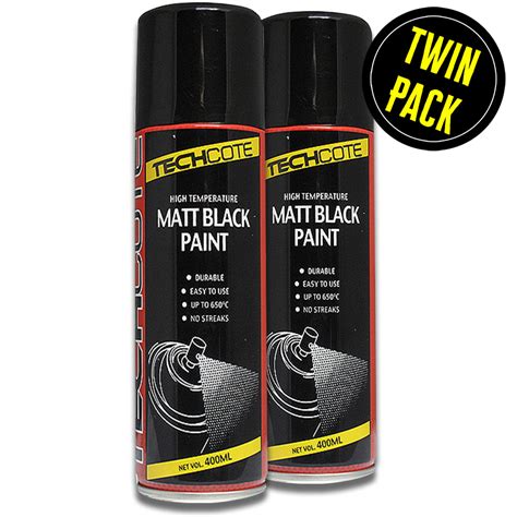 Heat Resistant Matt Black Spray Paint High Temperature 650 Degrees
