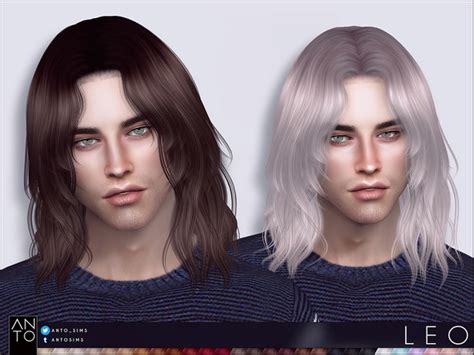 The Sims Resource Anto Leo Hairstyle