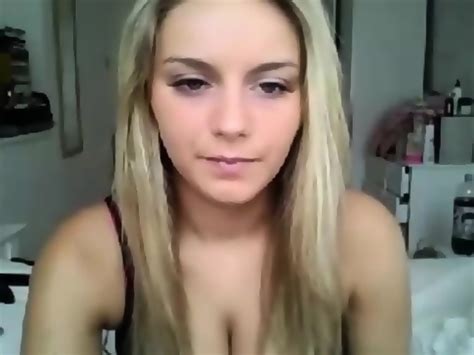 Total Hottie British Blonde Teen Fit Chav Strips At Home When Nobody