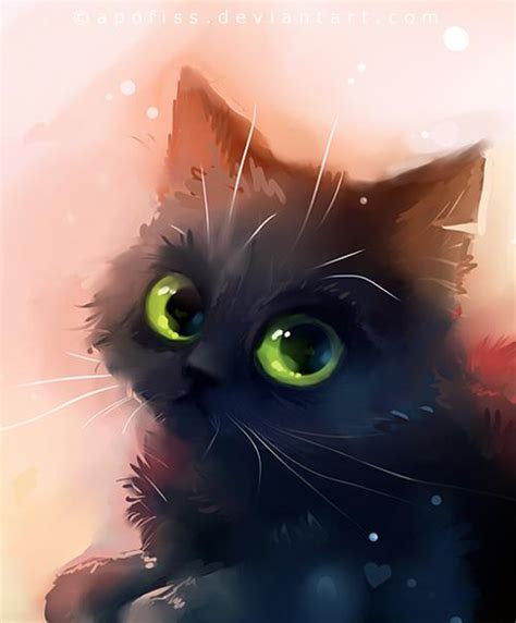 Lovely Cats Digital Illustrations By Rihards Donskis Aka