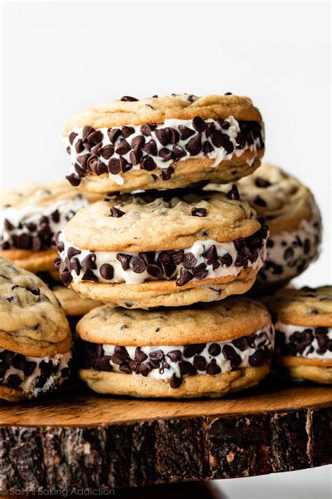 Cookie Ice Cream Sandwiches Like A Chipwich Sally S Baking Addiction