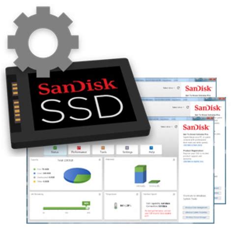 Both are fat32 format and first is 20 gb and second partition is of 10 gb. SanDisk SSD Dashboard Ekran Görüntüsü - Gezginler
