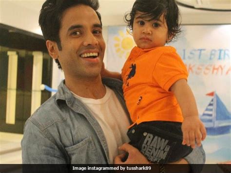 How Tusshar Kapoors Son Laksshya Deals With Dad Leaving For Work