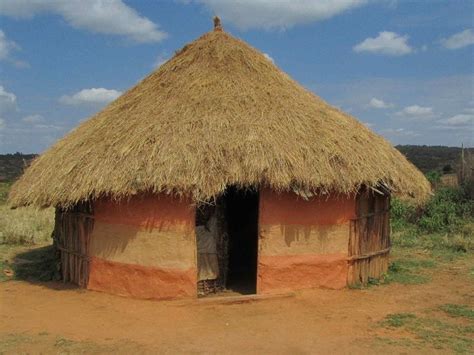 Traditional Square Hut In Ethiopian Highlands Live It A Hut Mud