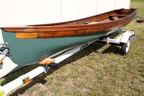 Sold Price 1926 Old Town Square Stern Canoe Rare Woodcanvas Model