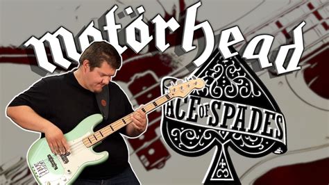 Bass Cover Motörhead Ace Of Spades Youtube
