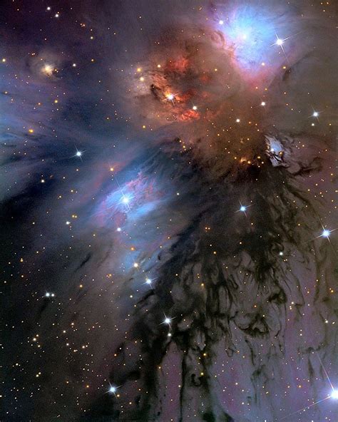 Dusty Reflection Nebula Ngc 2170 Located Some 2700 Light Years Away