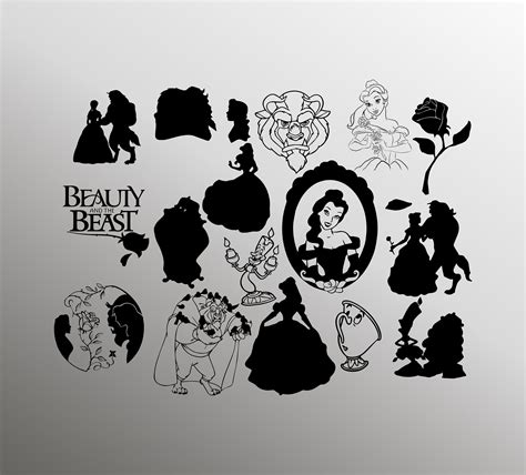 Beauty and the Beast Bundle Svg Beauty and the Beast Svg - Etsy