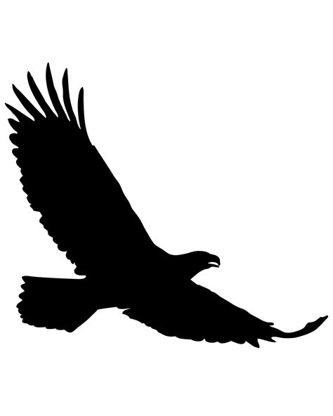 Soaring Eagle Silhouette At Getdrawings Free Download
