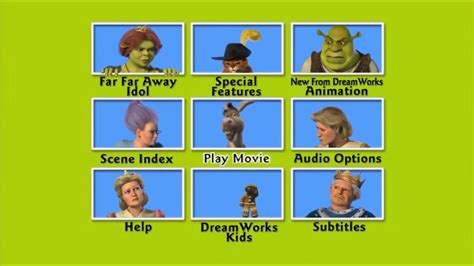 Shrek 2 Dvd Menu Youtube