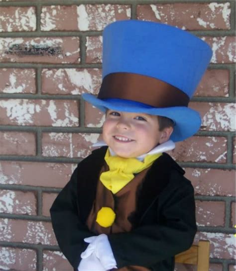 Jiminy Cricket Costume From Pinocchio With Wellington Style Top Hat