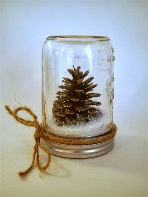 Pine Cone Snow Globe