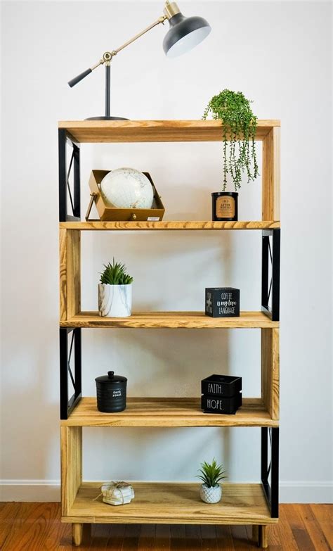 Buy Premium Home Modern Bookshelf Industrial Bookcase 5 Shelf