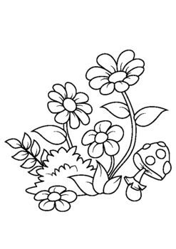 Flower coloring pages princess coloring pages unicorn coloring pages dinosaur coloring pages Print and Go - 20 Flower Coloring Pages - Coloring Book ...