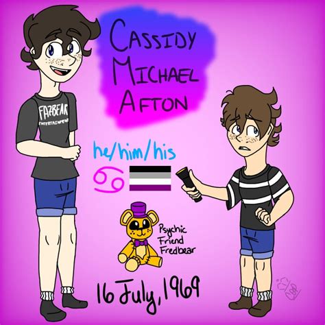 Fnaftut Cassidy Michael Afton Reference Sheet By Copgirl862 On