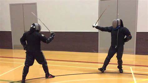AHF Nick Vs Tony Military Sabre Sparring Playback 1x Speed Recorded