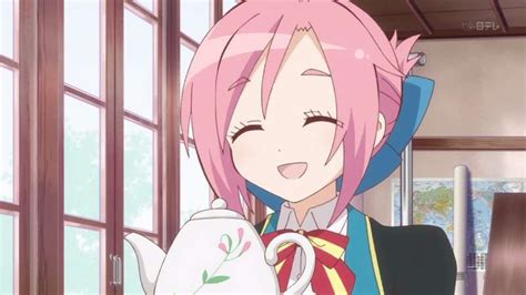 Anime Girl Drinking Tea  Gambarku
