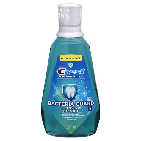 Save On Crest Pro Health Bacteria Guard Oral Mouthwash With Alcohol