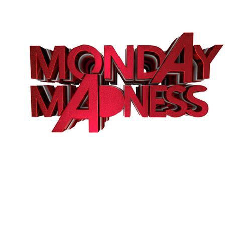 Monday Madness Png Official Psds