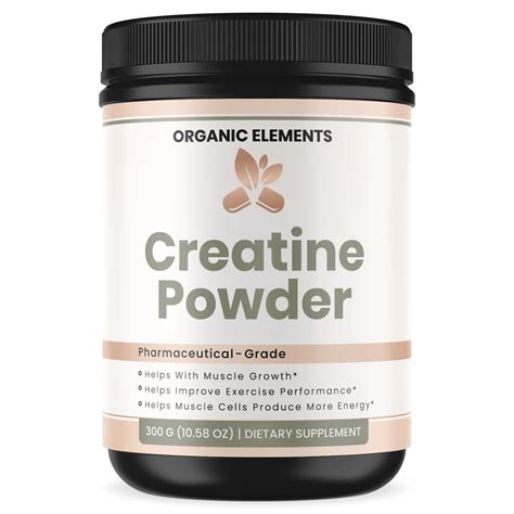 Creatine Powder Organic Elements Health Store