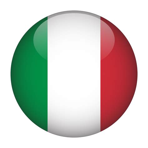 Bandera Circular Italia PNG Para Descargar Gratis