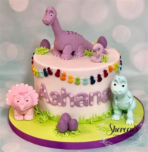 girl dinosaur cake artofit