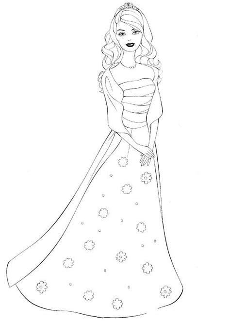 Dibujos de vestidos para colorear | Colorear imágenes