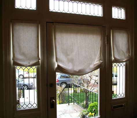 Curtains Drapes And Blinds For A Glass Front Door Front Doors With