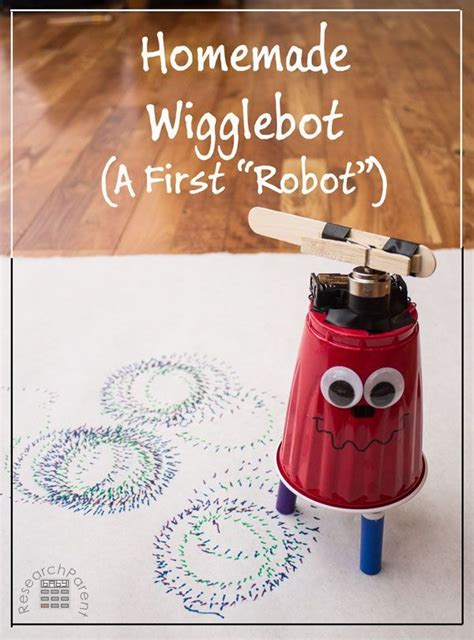 Homemade Wigglebot Science For Kids Robotics Projects Science Fair