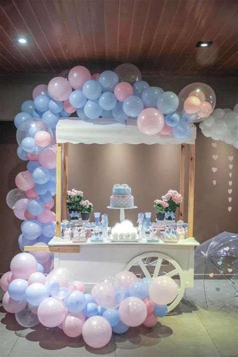 We have lots of baby gender reveal party food ideas for people to decide on. Kara's Party Ideas Raindrop Themed Gender Reveal Party ...