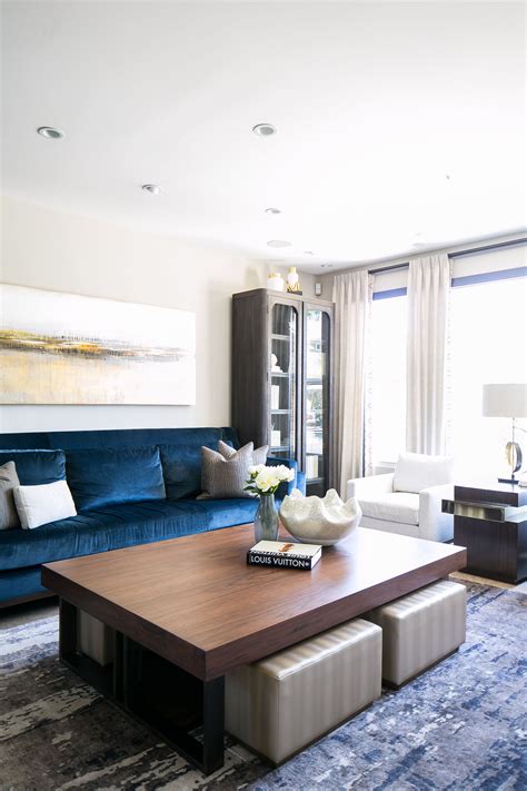 Robeson Design Solana Beach Luxury Living Room Interior Design