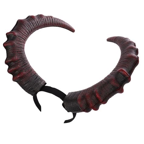 Gothic Halloween Cosplay Costume Hair Accessories Realistic Black Red