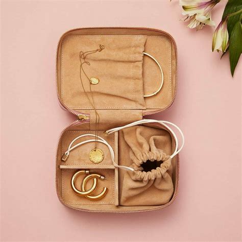 Personalised Luxury Soft Leather Jewellery Case By Stow